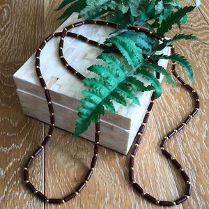 Victoria’s Secret Long Boho Festival Beads In Chocolate and Brass 💛NWOT💛